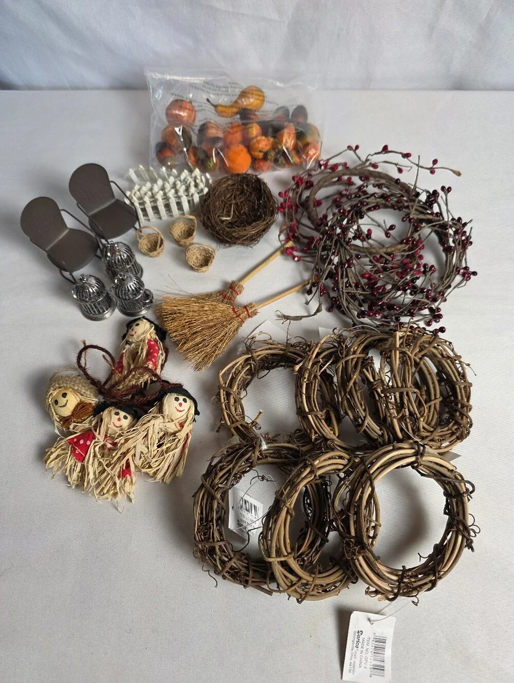 Crafting Supplies Lot Of Over 40 Pieces Mixed Mini